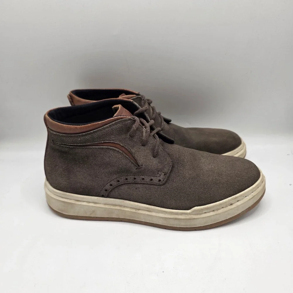 Stacy Adams Chukka Boots Mens Brown Suede Leather Hybrid Sneaker 7M‎ Casual